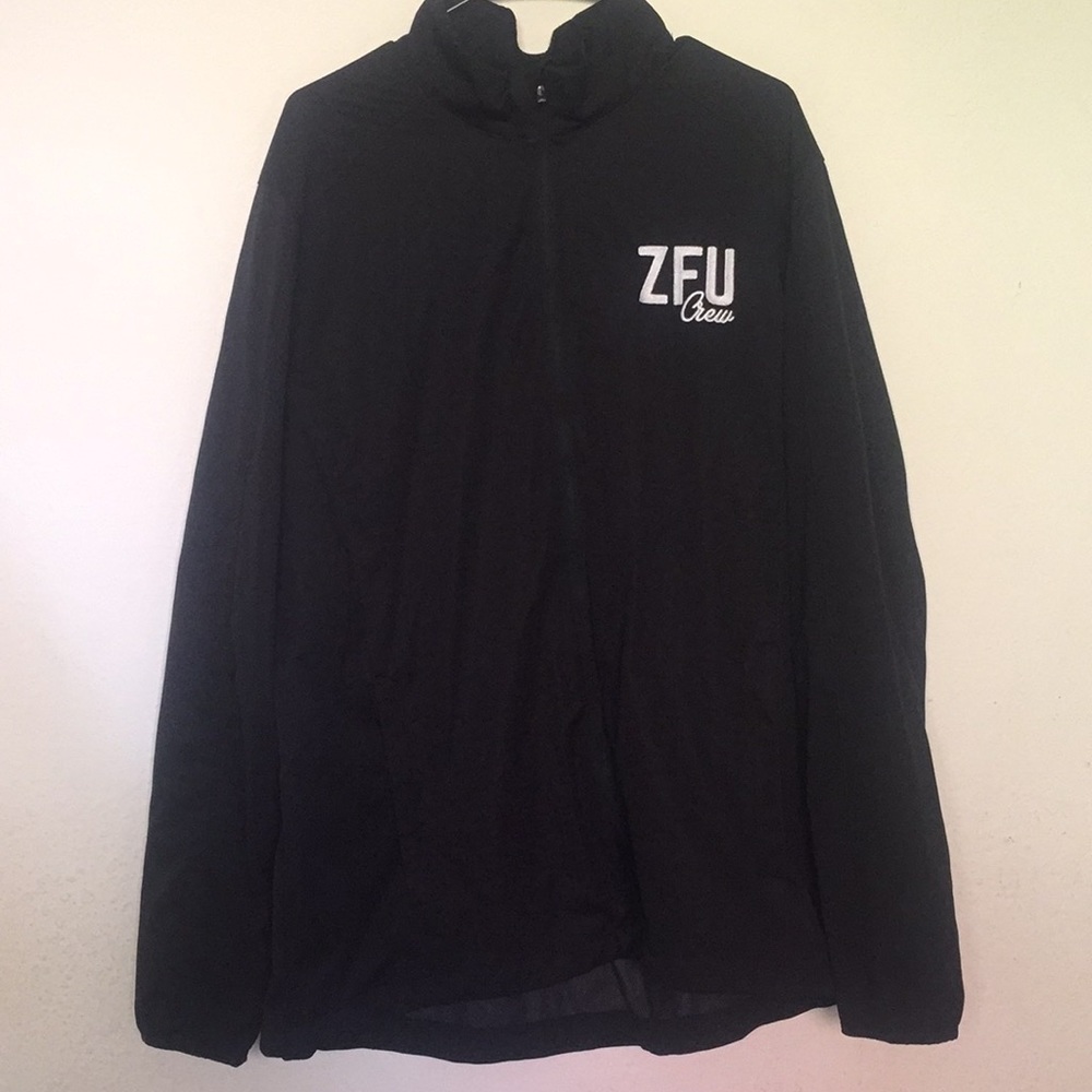 Black Port Authority Jacket With ZFU logo